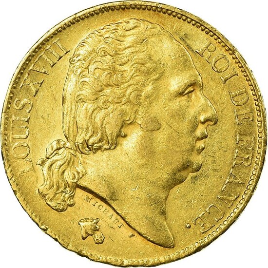 France - 20 Francs 1819 - Gold
