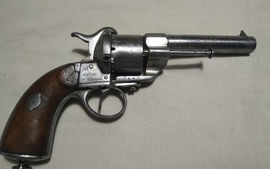 France - Saint Etienne - modèle 1858 N- Marine - Pinfire (Lefaucheux) - Revolver - 12 mm
