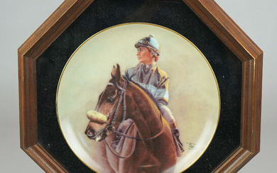Fred Stone Horse Racing Collector Plate