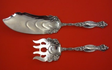 Frontenac by International Sterling Silver Fish Serving Set 2 Piece FH AS 12"