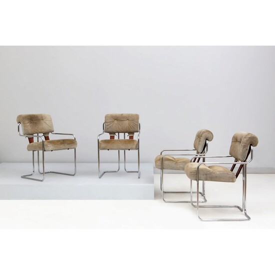 GUIDO FALESCHINI, Quattro sedie modello “Tucroma”