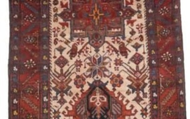 Geometric Tribal Semi Antique 4X12 Oriental Runner Rug Kitchen Hallway Carpet