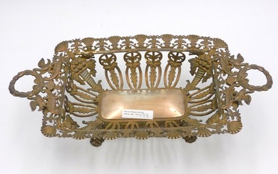 German Empire Silver Basket. 19th century. An
