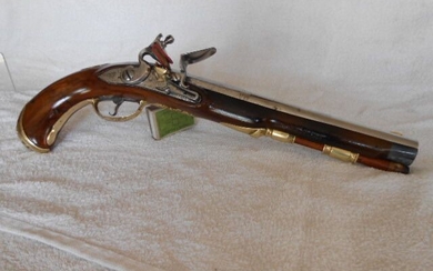 Germany - 18th Century - Mid to Late - Pistol rod - Officers - Cavalry - Flintlock - Pistol - 16 ga