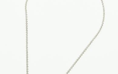 Givenchy G Rh-estone Pendant Necklace - Silver Silver