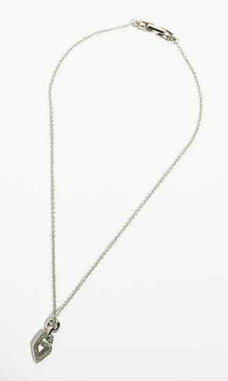 Givenchy G Rh-estone Pendant Necklace - Silver Silver
