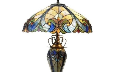 Gorgeous Victorian Tiffany Style Table Lamp