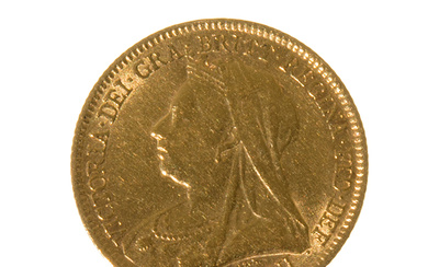 Half sovereign, Queen Victoria,1893