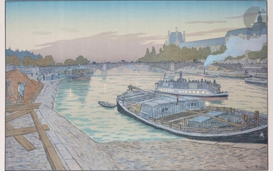 Henri Rivière (1864-1951) Le Pont des Saints-Pères...