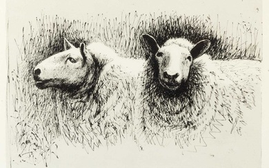 Henry Moore (1898-1986) Sheep Before Shearing, 1974 9/15, signed and...