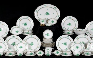 Herend Green Chinese Bouquet China Service