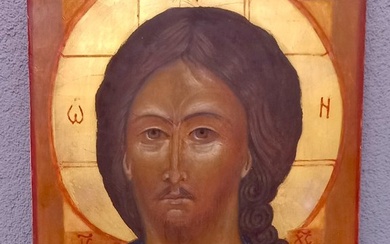 Icon - Christ Pantocrator - Wood