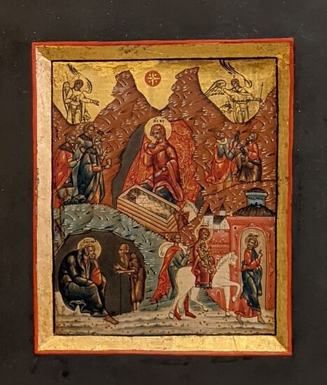 Icon, Nativity of Christ - Wood - 19th century