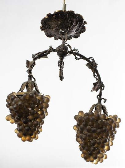 Italian Rococo Revival Grape Chandelier
