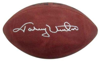 Johnny Unitas Signed/Autographed Baltimore Colts Wilson NFL Football JSA 144086
