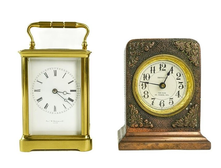 Kennard Carriage Clock, Westclox Alarm Clock