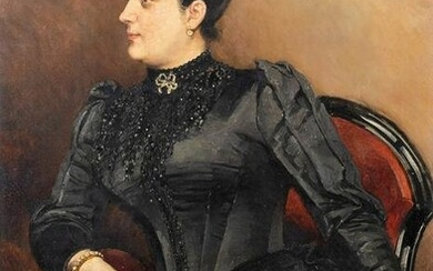 LÃ©on PHILIPPET (1843-1906) 'Portrait of Pauline' a
