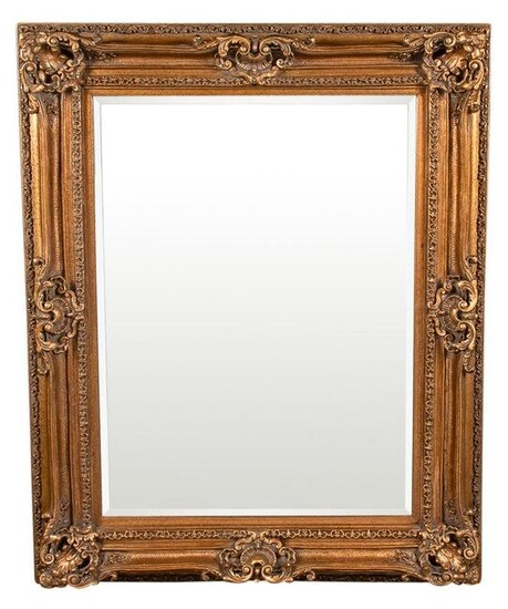 Large Regence Style Faux Gilt-Decorated Composition and