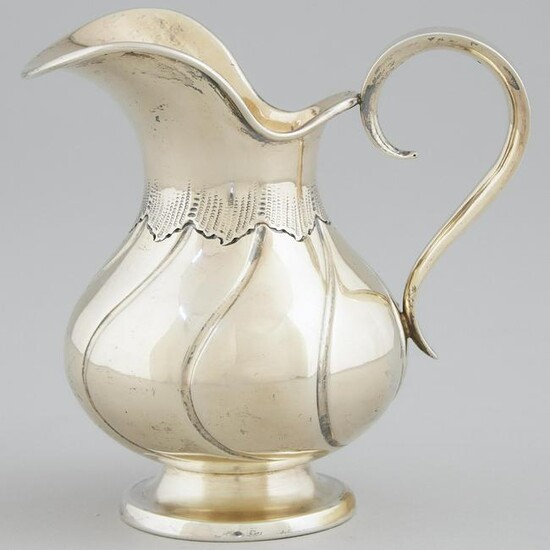 Latvian Silver-Gilt Cream Jug, c.1900, height 5 in