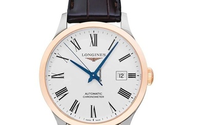 Longines Record L28215112 - Record Automatic White Dial Men's Watch