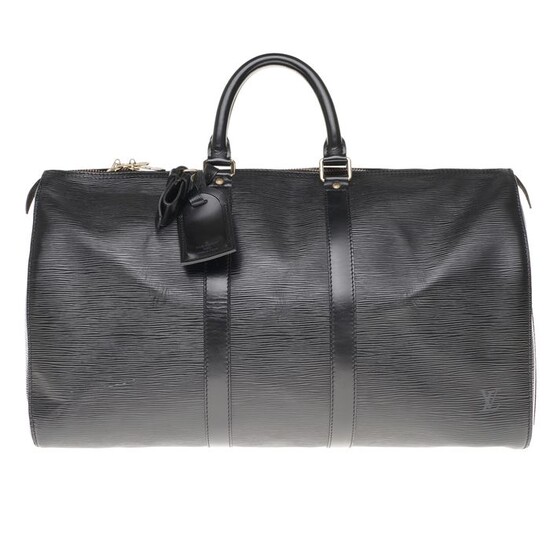 Louis Vuitton - Keepall 45 en cuir épi noir Travel bag