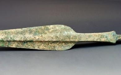 Luristan Bronze Tanged Spearhead - 368mm length - (1)