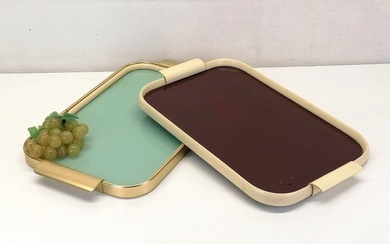 MB Italy - Tray (2) - Metal, Formica; eraser