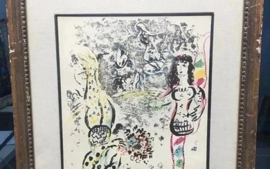 Marc Chagall Rare Vintage Original Lithograph