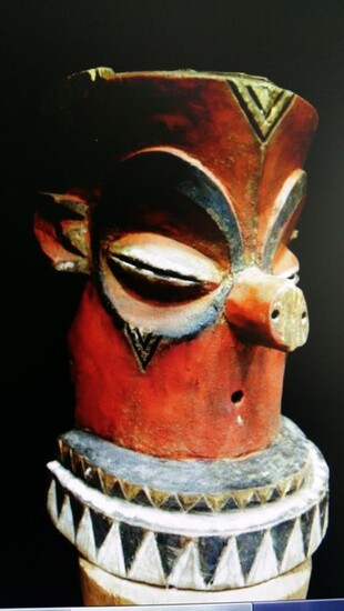 Mask (1) - Wood - Pende - Congo DRC