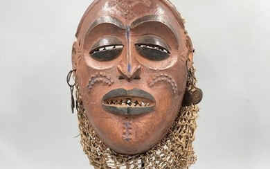 Mask - Wood - Mwana Pwo - Chokwe - Democratic Republic of Congo