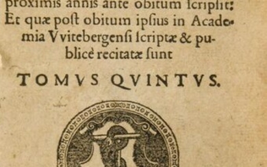 Melanchthon, Philipp Orationum quas reverendus vir