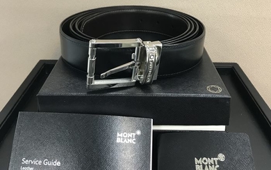 Montblanc - Reversible Calfskin Leather Belt (Ref. 105092)@ Belt