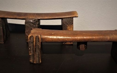 Neck rest (2) - Wood - South Africa