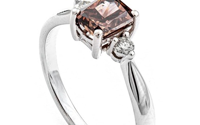 No Reserve Price - 1.12 tcw Diamond Ring - Diamond - 14kt gold - White gold - Ring