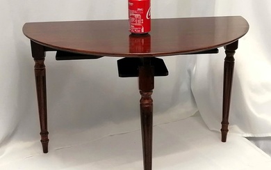 (No Reserve) Vintage halvemaan consoletafel (73 cm b) - Console table - Mahogany