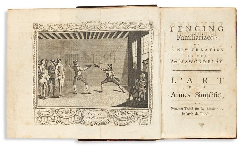 Olivier, J. (fl. circa 1770) Fencing Familiarized: or a