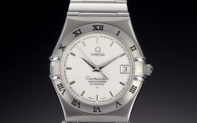 Omega 'Constellation'. Automatic men's watch in steel with bright dial, approx. 2007