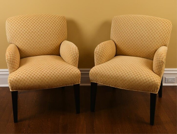 PAIR OF CONTEMPORARY ARMCHAIRS