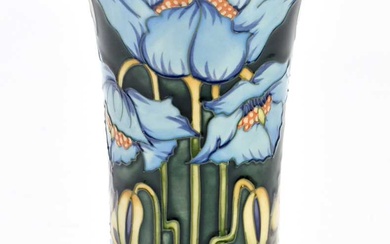 PHILIP GIBSON FOR MOORCROFT; a Moorcroft Collector's Club cylindrical with...