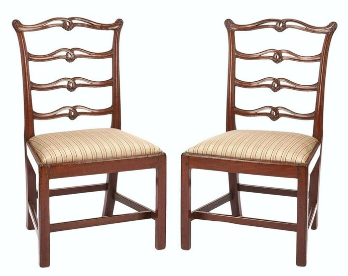 Pair Philadelphia Chippendale Side Chairs attr.