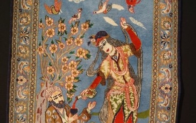 Perser Isphahan - Tapestry - 100 cm - 66 cm