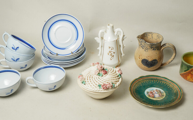 Porcelain and Pottery Cups and Dishes