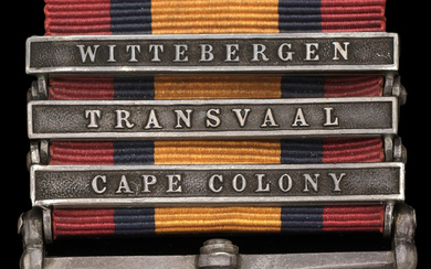 Queen’s South Africa 1899-1902, 3 clasps, Cape Colony, Transvaal, Wittebergen (73921 Sgt....