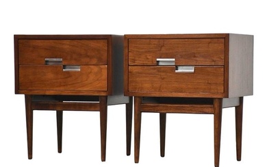 Refinished American of Martinsville Nightstands - a Pair
