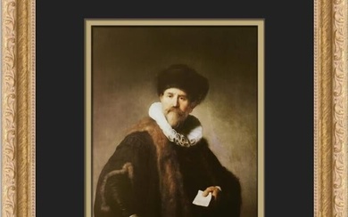 Rembrandt van Rijn Portrait of Nicolaes Ruts Custom Framed Print