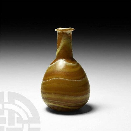 Roman Marbled Glass Vessel