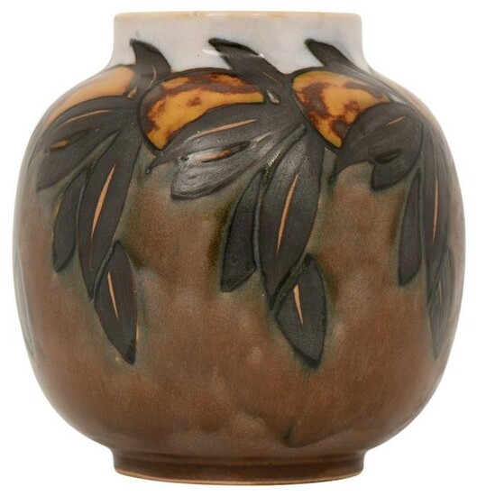 Royal Doulton Pottery "Orange" Vase