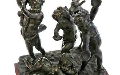 SIGNED CLODION, Bronze sculpture