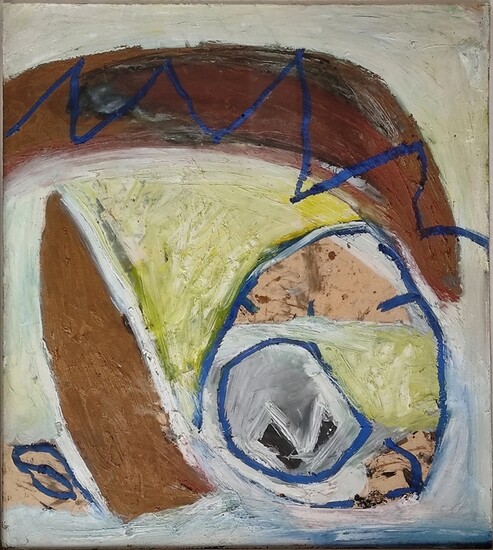 Stubenrauch, Franziska (1953 Hamburg) "Abstract composition", mixed media on paper, signed lower ri