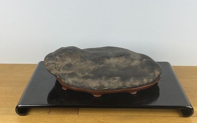 Suiseki Dan-seki (1) - Stone - Pierre Plateau - Japan - Heisei period (1989-present)